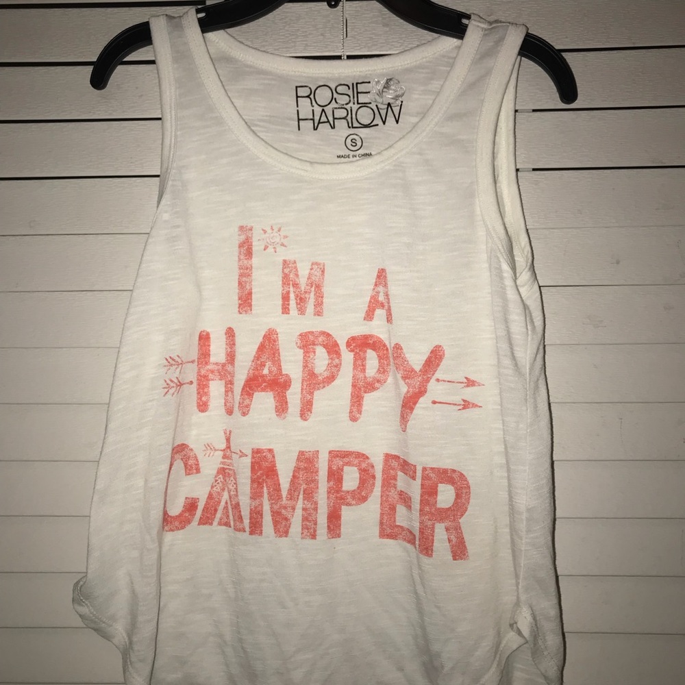 Happy camper tank top
